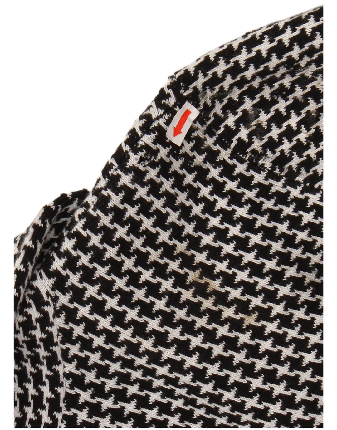 CHAPS Damen-Strickblazer mit 3 Knöpfen, Gr. 12, Mittelschwarz mit Hahnentrittmuster
