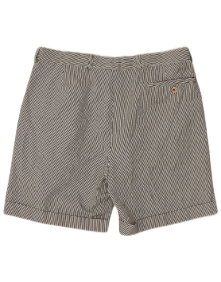 VINTAGE Herren Chino-Shorts mit Pegged, Größe 52, XL, W34, mehrfarbig, Nadelstreifen