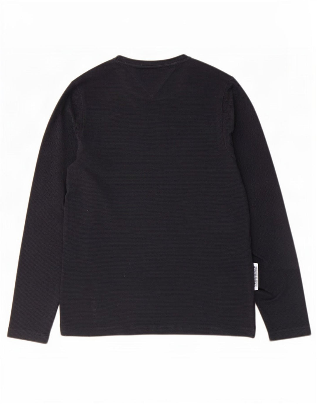 Tommy Hilfiger Herren-Top, langärmelig, klein, marineblau, Baumwolle