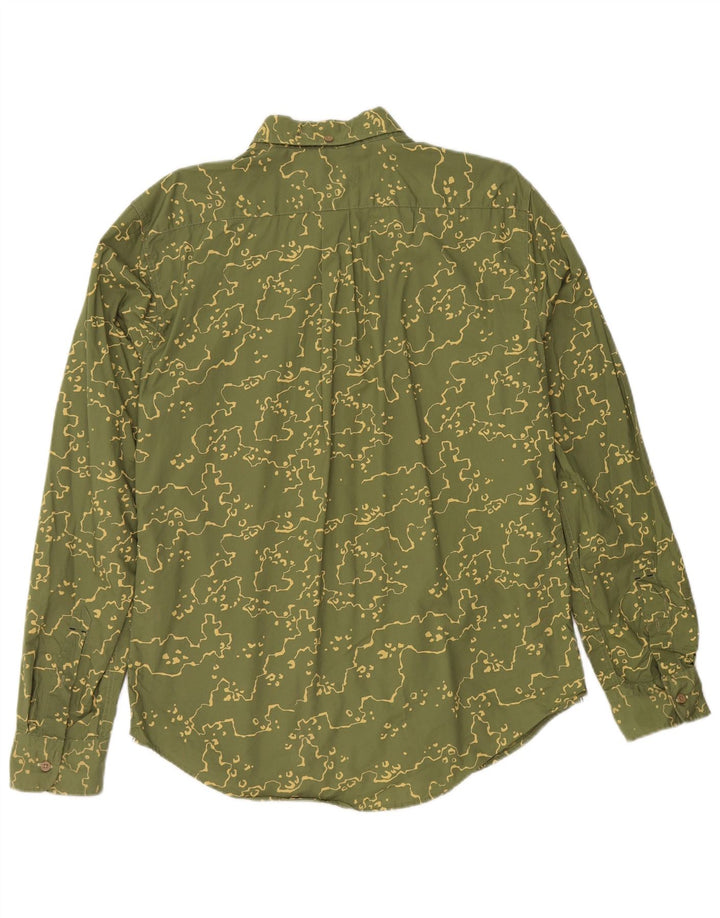 Levi's Herren-Slim-Fit-Hemd, groß, grün, Camouflage-Baumwolle