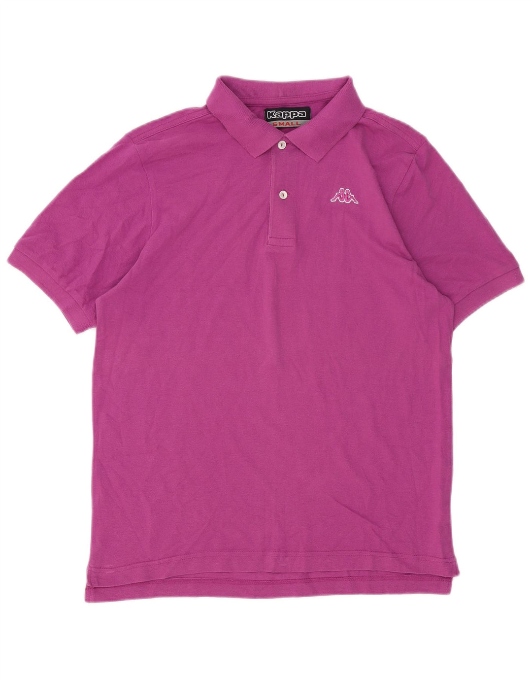 Kappa Herren Poloshirt Small Lila Baumwolle