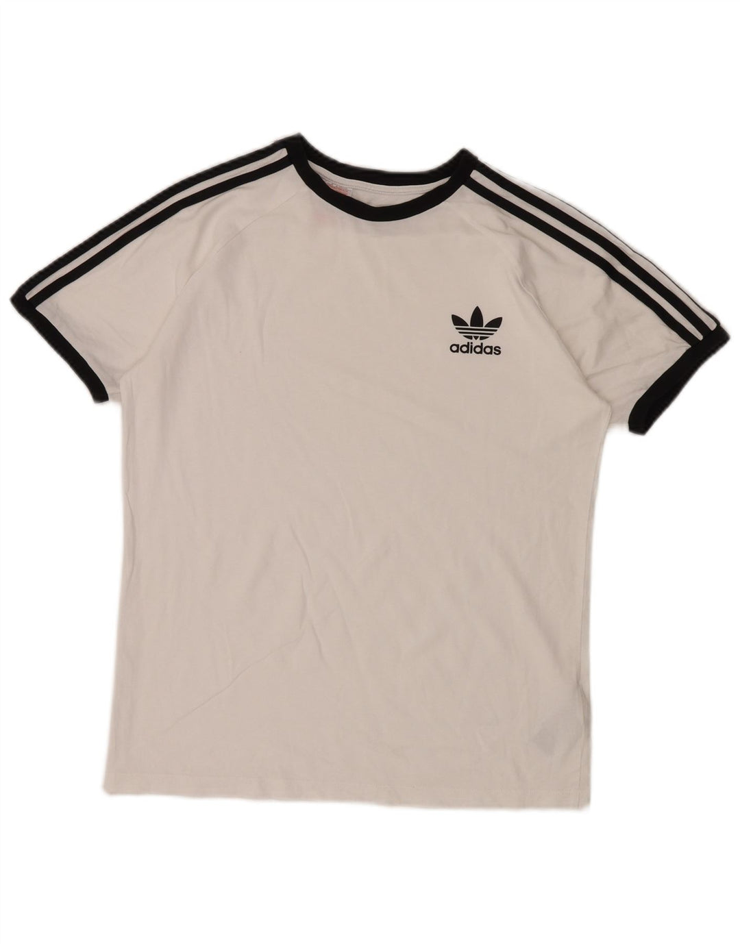 ADIDAS T-Shirt für Jungen, 13–14 Jahre, weiße Baumwolle