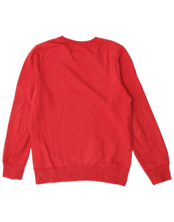 Levi's Jungen-Sweatshirt mit Grafik, 15–16 Jahre, rote Baumwolle