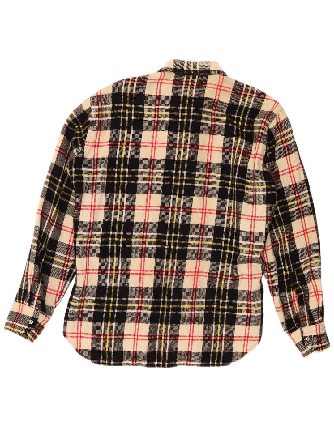 Vintage Herren Flanellhemd Medium Mehrfarbig kariert