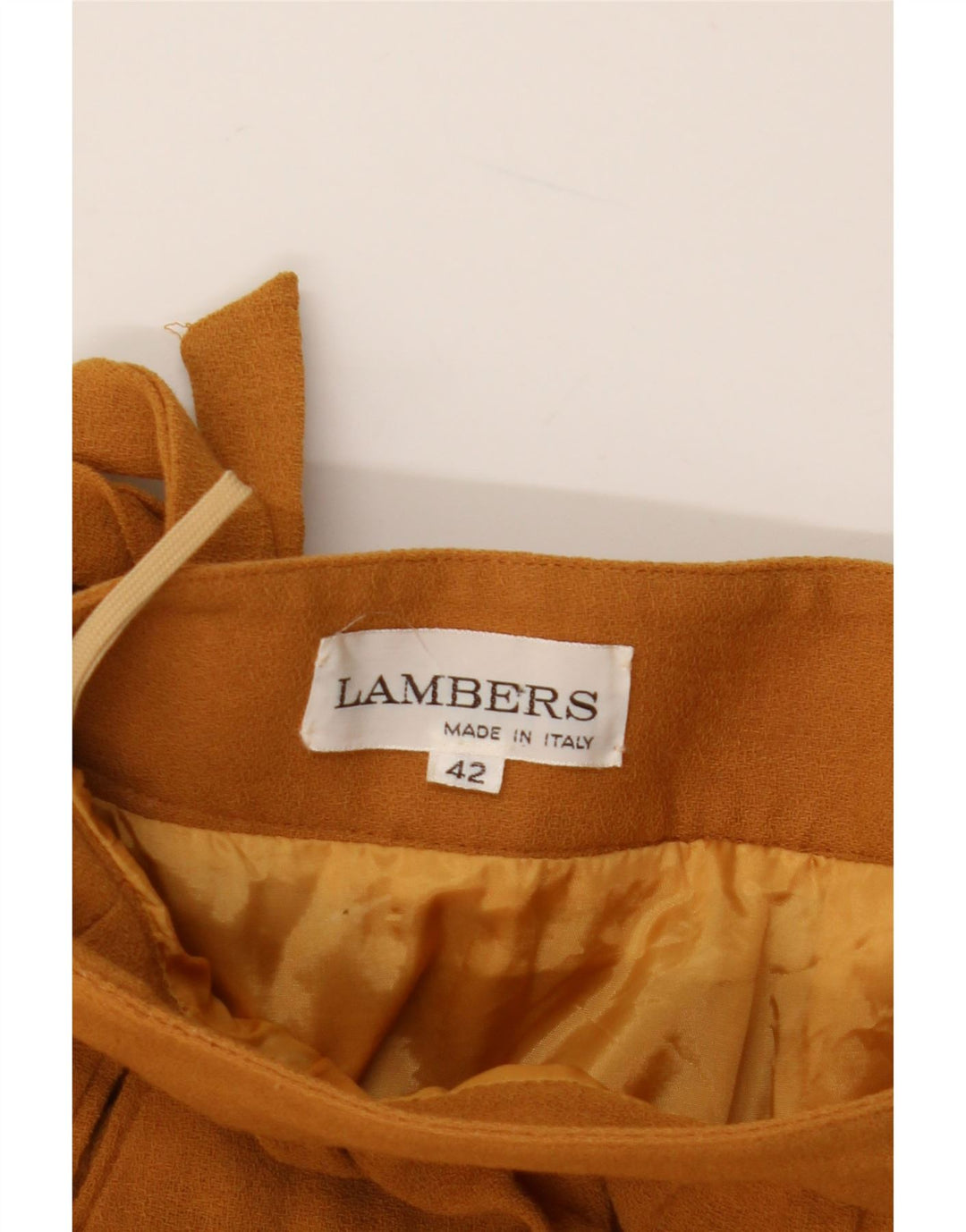 LAMBERS Damen Midirock IT 42 Medium W28 Braun