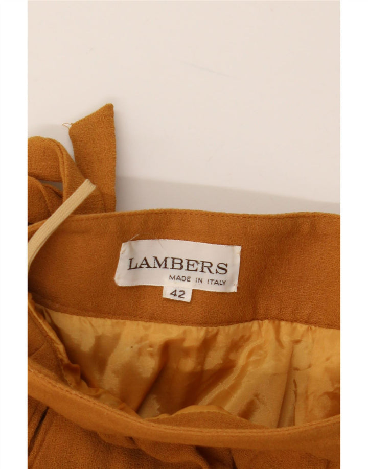 LAMBERS Damen Midirock IT 42 Medium W28 Braun