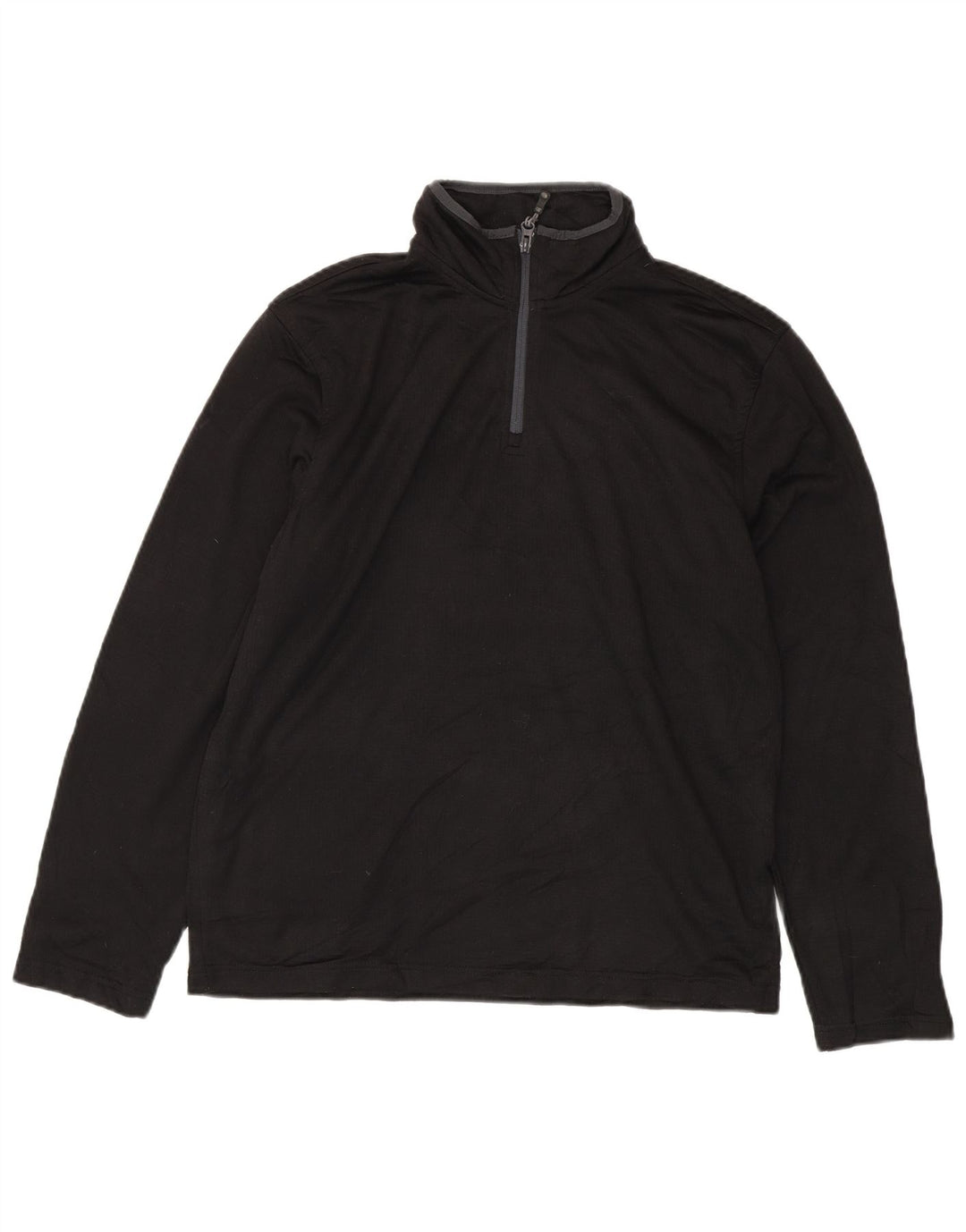 Starter Herren-Pullover-Trainingsanzugoberteil mit Reißverschluss, UK 38/40, mittelschwarz