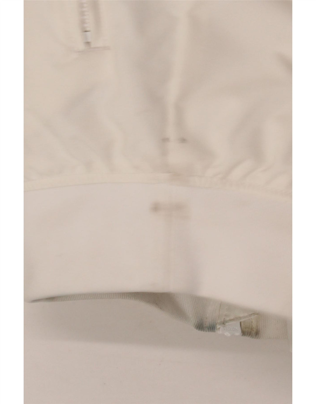 Adidas Herren Kapuzenjacke, gepolstert, UK 38, mittelweißes Nylon