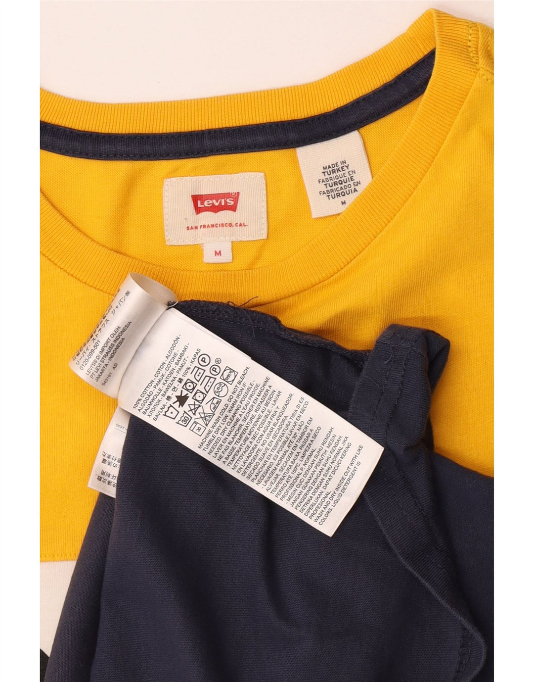 Levi's Herren-T-Shirt mit Grafik, mittelgroß, mehrfarbig, Colourblock-Baumwolle
