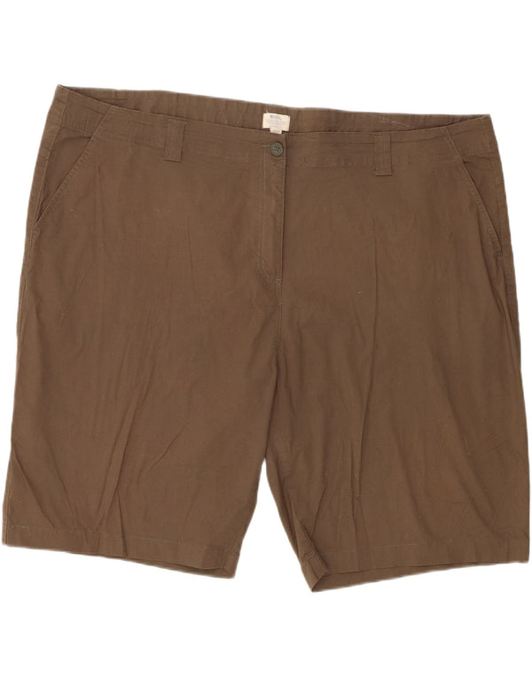 Mountain Warehouse Womens Chino Shorts UK 28 6XL  W50 Khaki Cotton