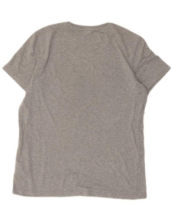 Puma Grafik-T-Shirt für Jungen, 15–16 Jahre, XL, grau gefleckte Baumwolle
