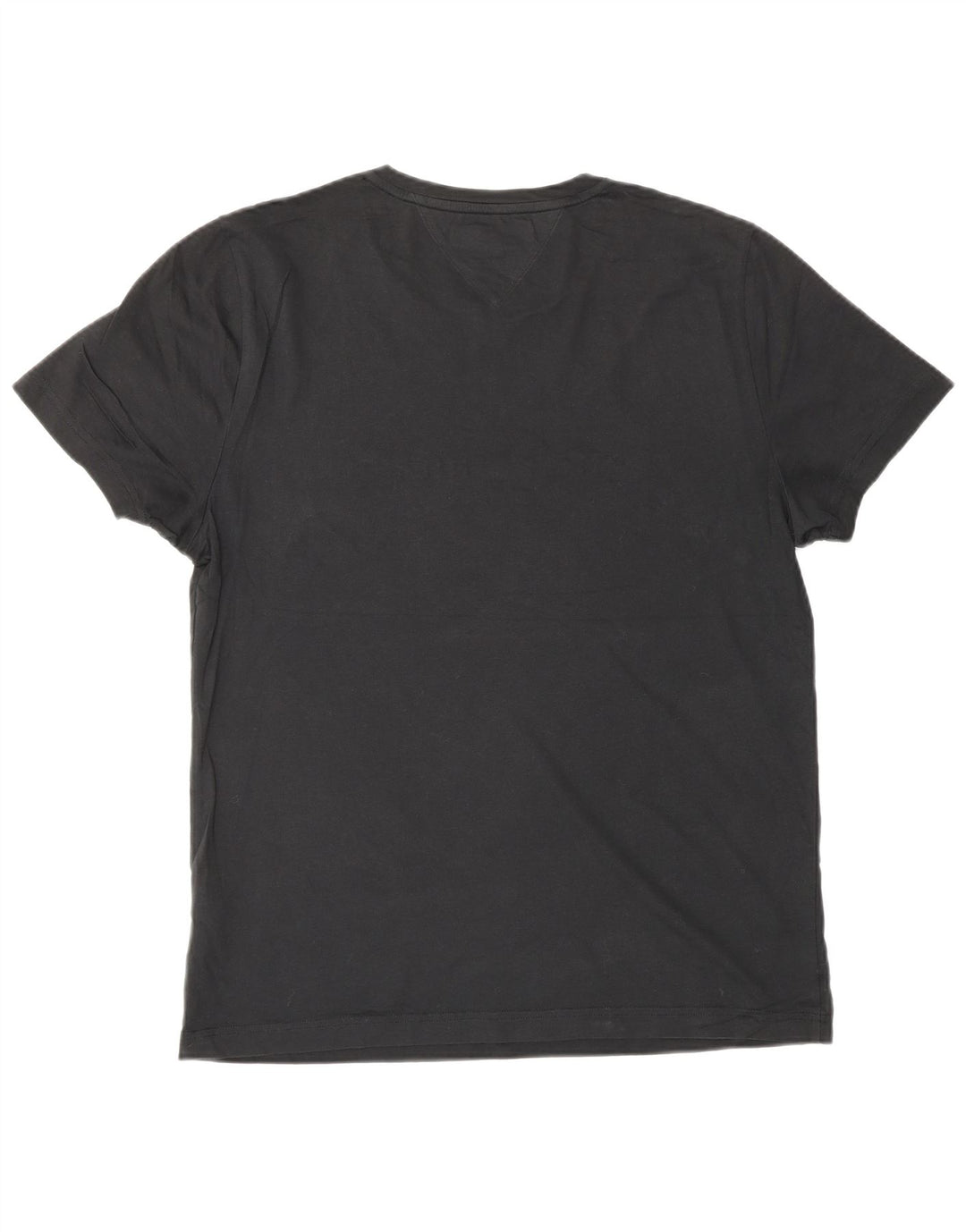 Tommy Hilfiger Herren-T-Shirt mit Grafik, mittelschwarze Baumwolle