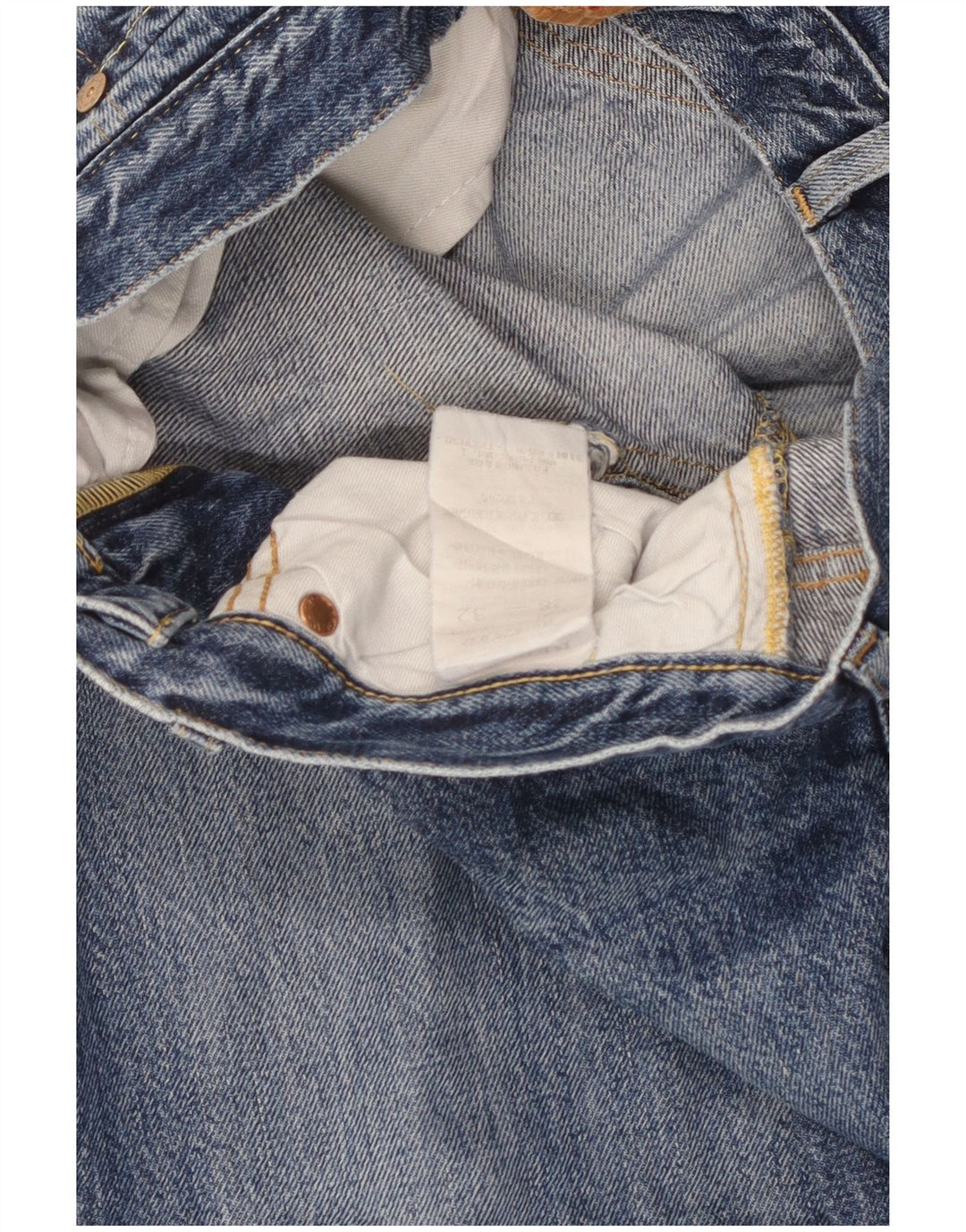 Replay Damen Straight Jeans W28 L32 Blaue Baumwolle
