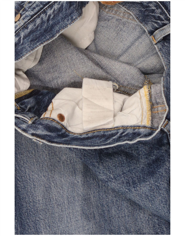 Replay Damen Straight Jeans W28 L32 Blaue Baumwolle