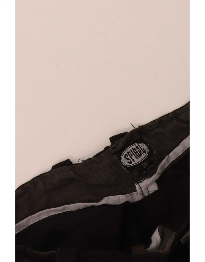 Spiral Herren Cargo-Shorts mit Grafik, Größe M, W36, Schwarz, Baumwolle, Gothic