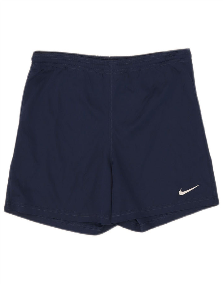 Nike Sportshorts für Jungen, 12–13 Jahre, groß, marineblau, Polyester