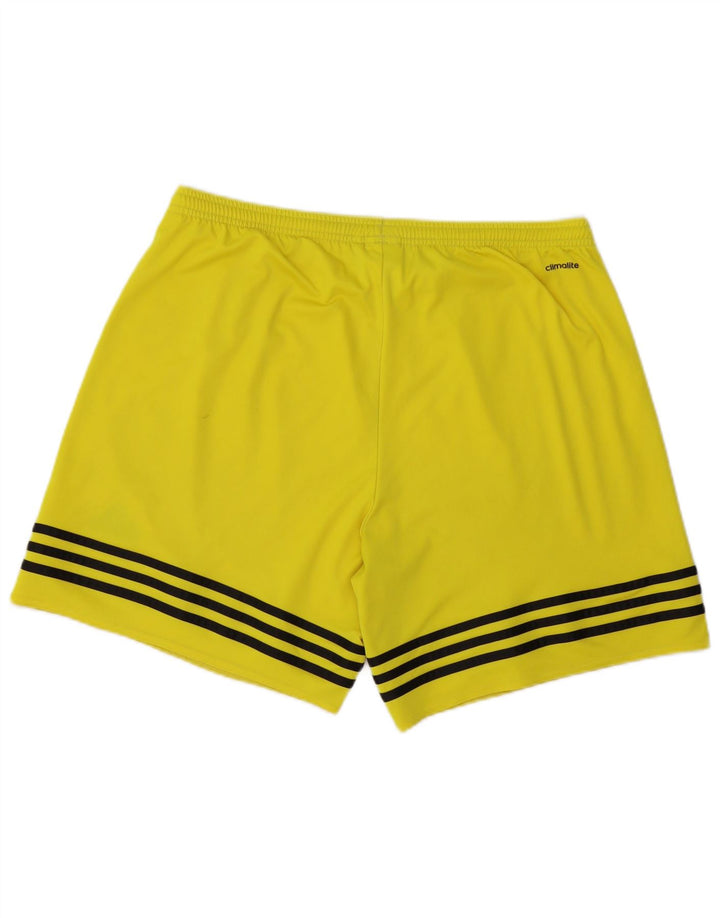 Adidas Herren Climalite Sport Shorts Großes gelbes Polyester
