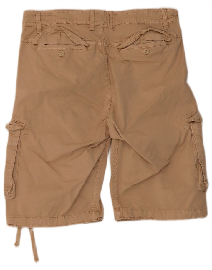Jack & Jones Herren Cargo-Shorts, Größe S, W30, Beige, Baumwolle