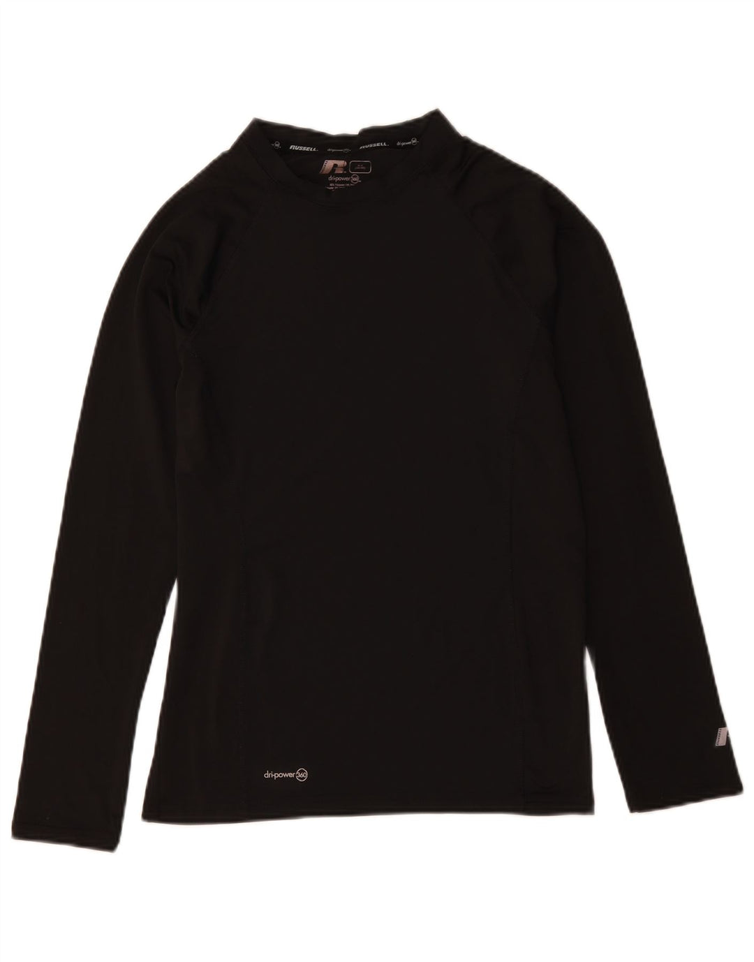 RUSSELL ATHLETIC Herren-Top, langärmelig, mittelschwarz, Polyester