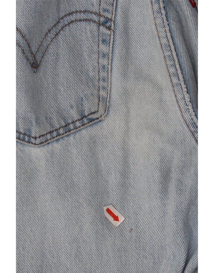 Levi's Damen Ribcage Straight Jeans W25 L29 Blaue Baumwolle