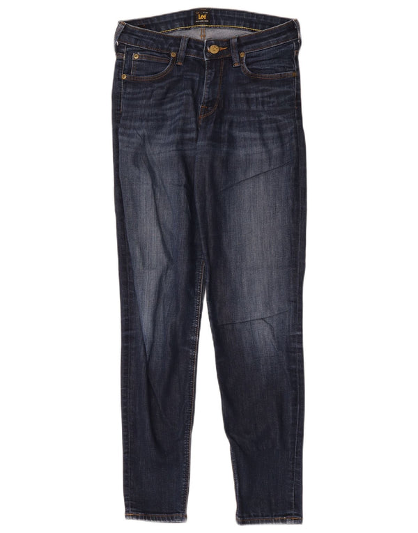 Lee Damen Scarlett Slim Jeans W28 L28 Marineblaue Baumwolle