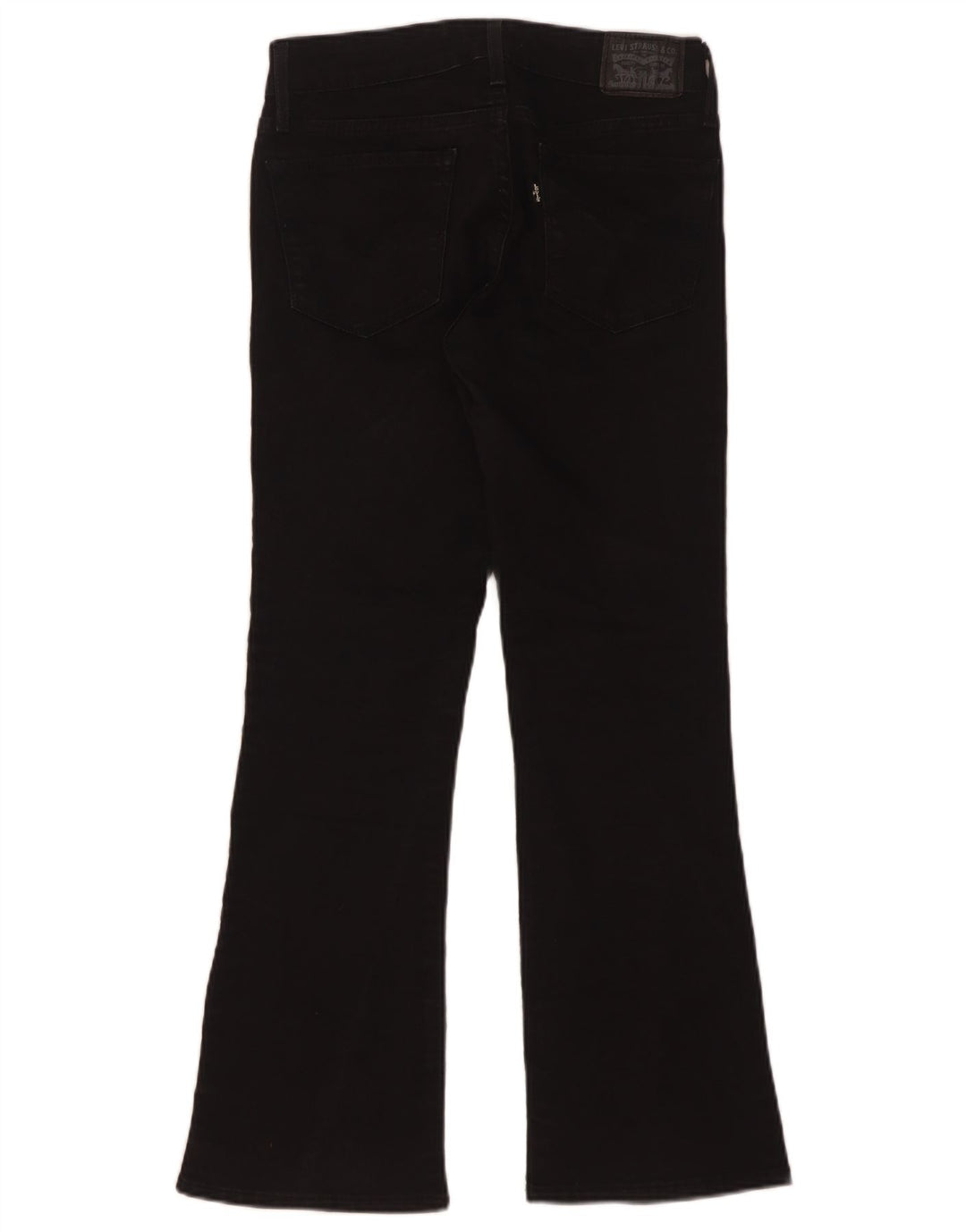 Levi's Damen 715 Bootcut Jeans W25 L27 Schwarze Baumwolle