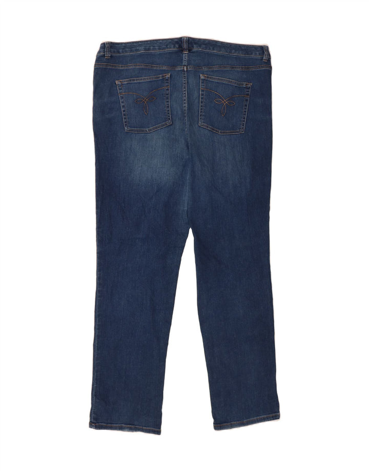 CHAPS Womens Slim Jeans US 18 2XL W40 L32 Blue Cotton Vintage Chaps and Second-Hand Chaps from Messina Hembry 