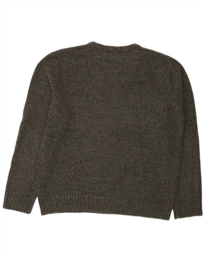 Marks & Spencer Herren-Pullover mit U-Boot-Ausschnitt, Größe L, Khaki