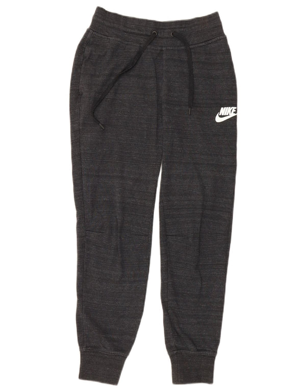 Nike Herren-Trainingshose, Jogginghose, XS, grau gefleckte Baumwolle