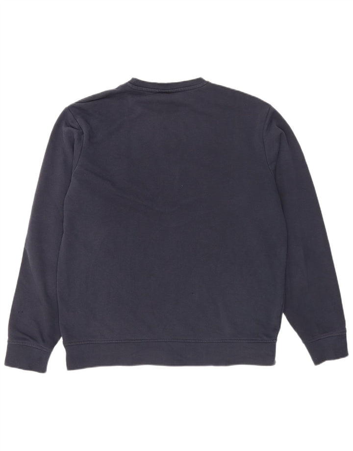 Ellesse Herren-Sweatshirt-Pullover, mittlere marineblaue Colourblock-Baumwolle