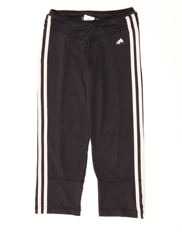 Adidas Damen Clima 365 Capri Leggings UK 10 Small Schwarz