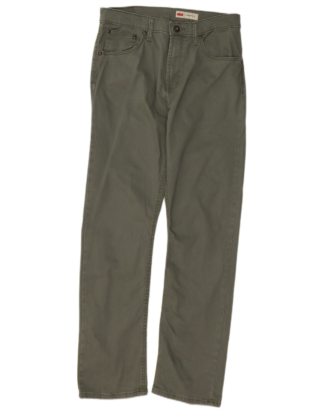 WRANGLER Gerade Freizeithose für Herren, W30, L30, grüne Baumwolle