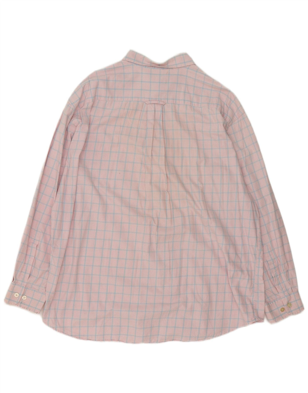 Orvis Herrenhemd 2XL rosa kariert Baumwolle
