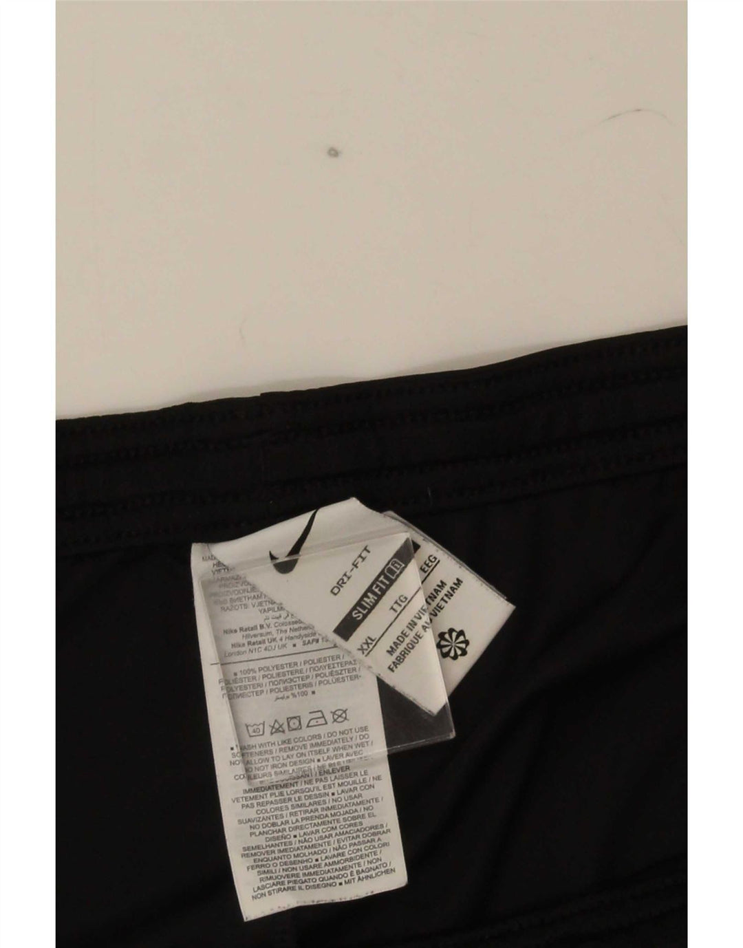 Nike Herren Dri Fit Slim Sportshorts 2XL Schwarz Colourblock Polyester