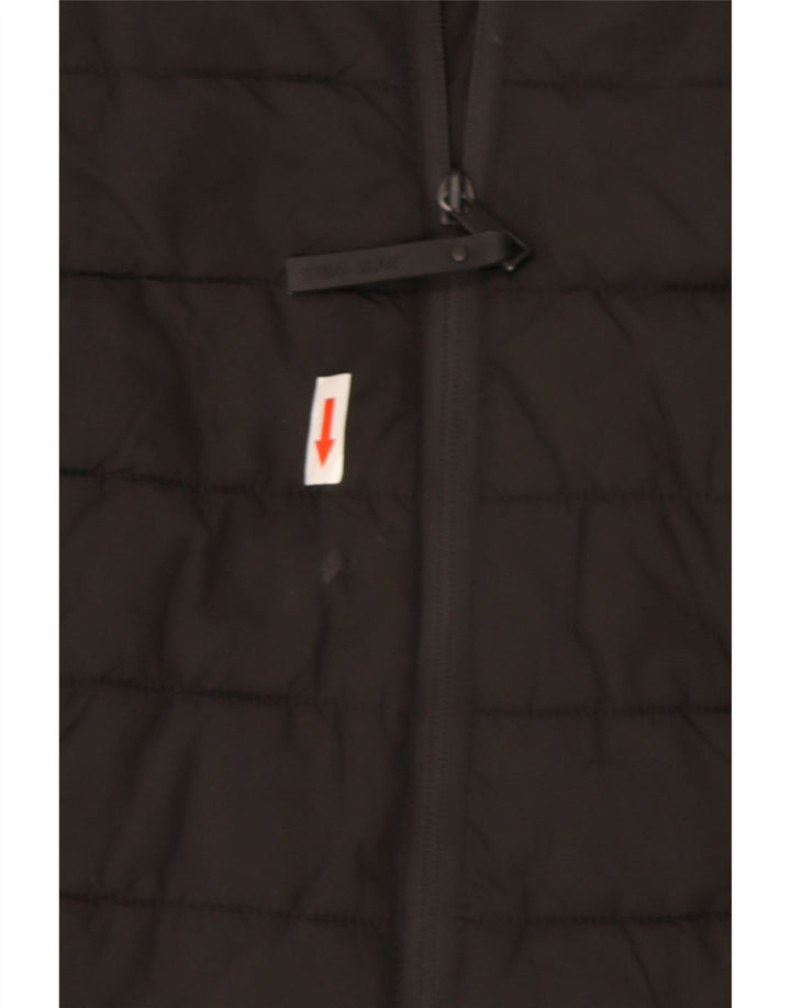Jack Wills Wattierte Damenweste UK 10 Small Schwarz Polyester