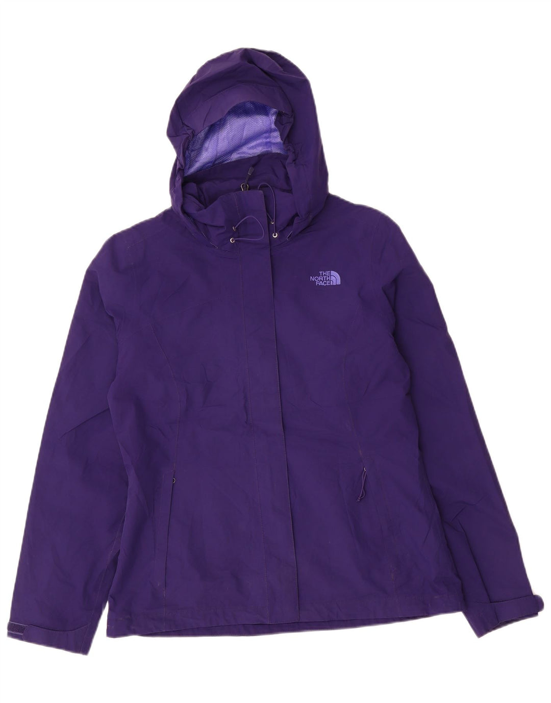 THE NORTH FACE Damen Hyvent Regenjacke mit Kapuze UK 14 Medium Purple Nylon