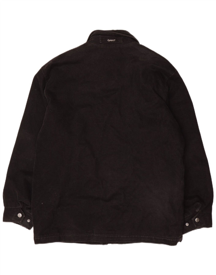 GANT Herren Bomberjacke UK 38 Mittelschwarze Baumwolle