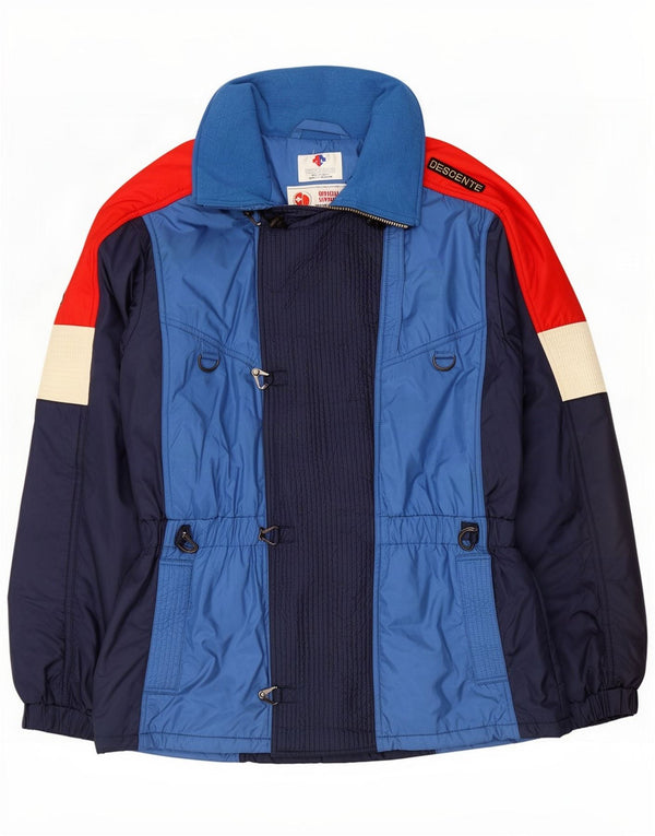 Descente Herren Skijacke IT 56 3XL Marineblau Colourblock Polyester