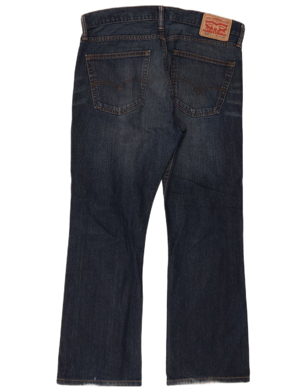 Levi's Herren 527 Bootcut Jeans W34 L30 Marineblau Baumwolle