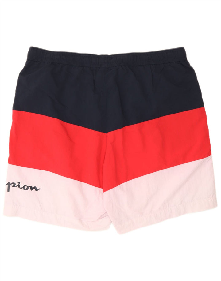 Champion Herren Badeshorts 2XL Marineblau Colourblock Polyester