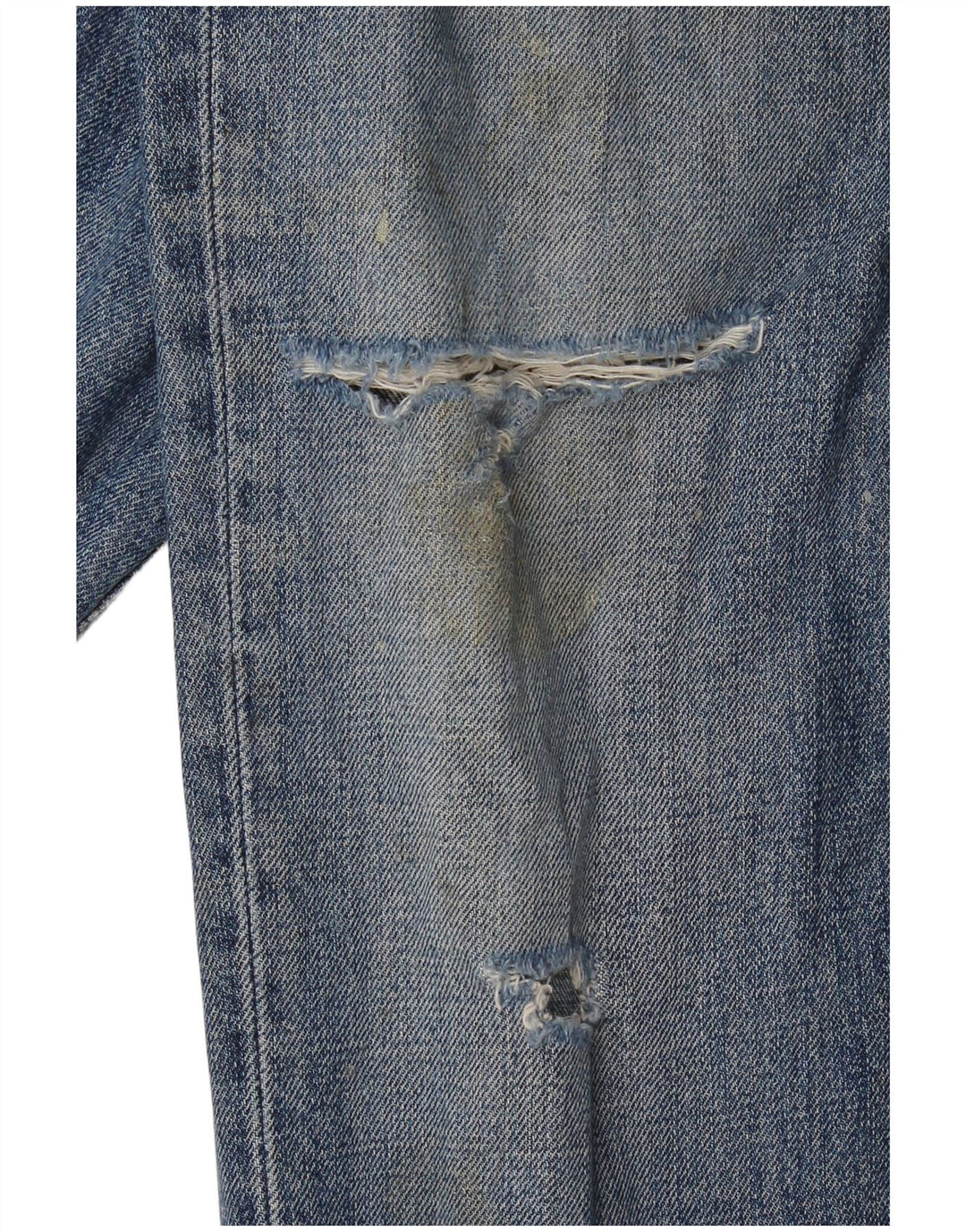 Carhartt Damen Texas Distressed Slim Jeans W30 L32 Blaue Baumwolle