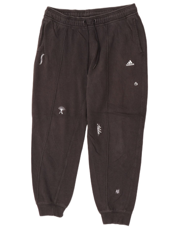 Adidas Damen Three Stripes Trainingshose Jogger UK 16/18 Large Schwarz