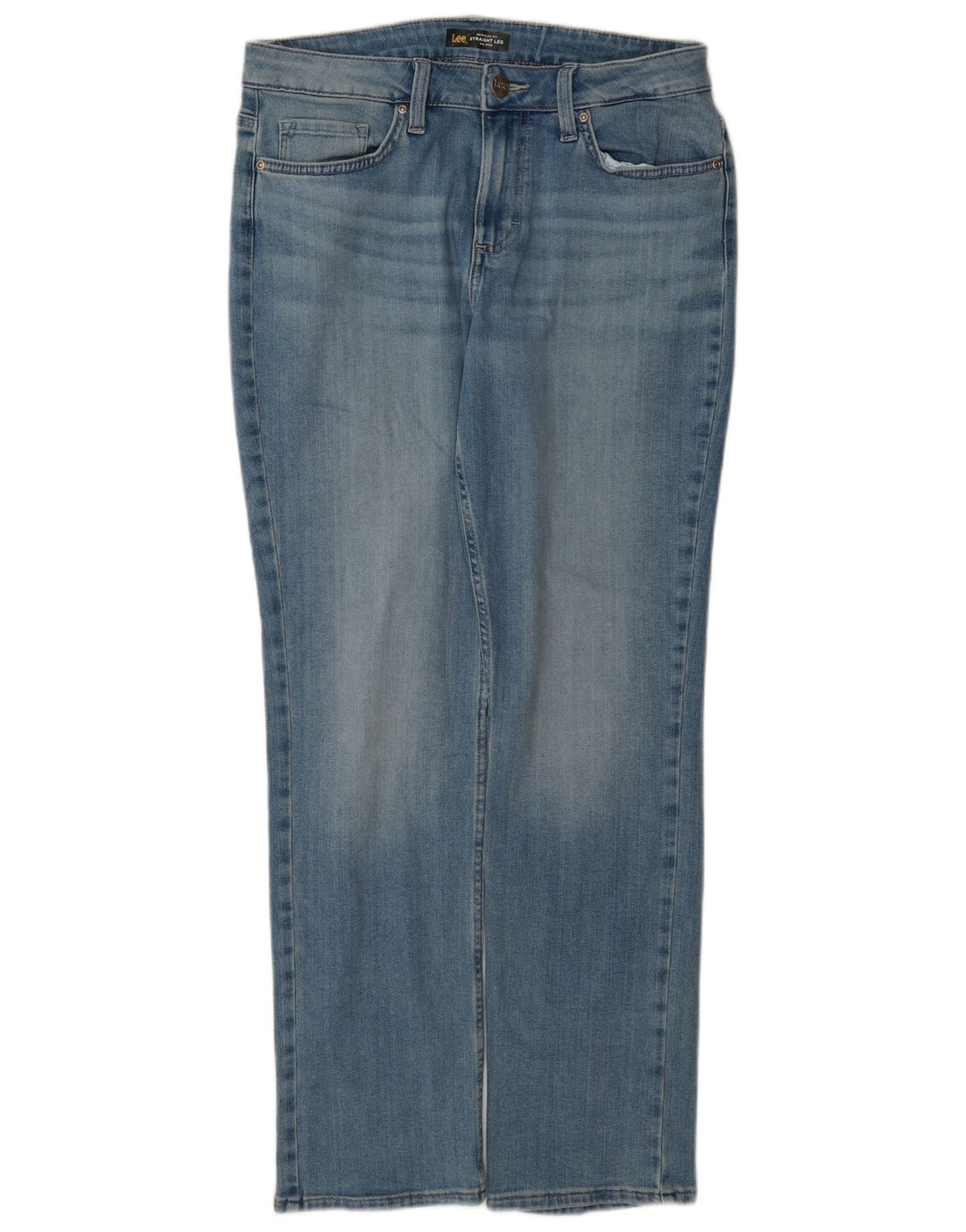 Lee Herren-Jeans mit mittelhohem Bund und normaler Passform, gerade Passform, W29, L31, blaue Baumwolle