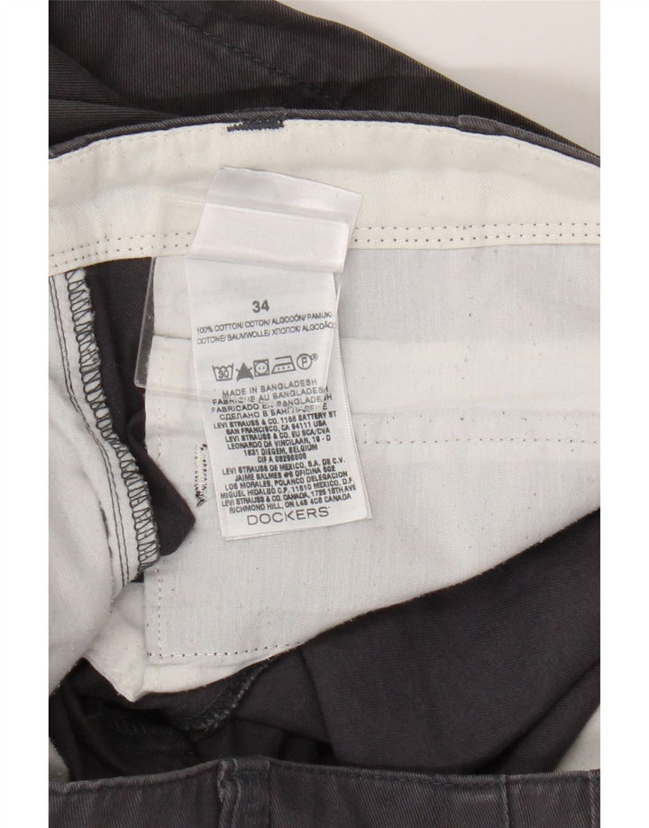 Dockers Herren Cargo-Shorts W34 Große marineblaue Baumwolle