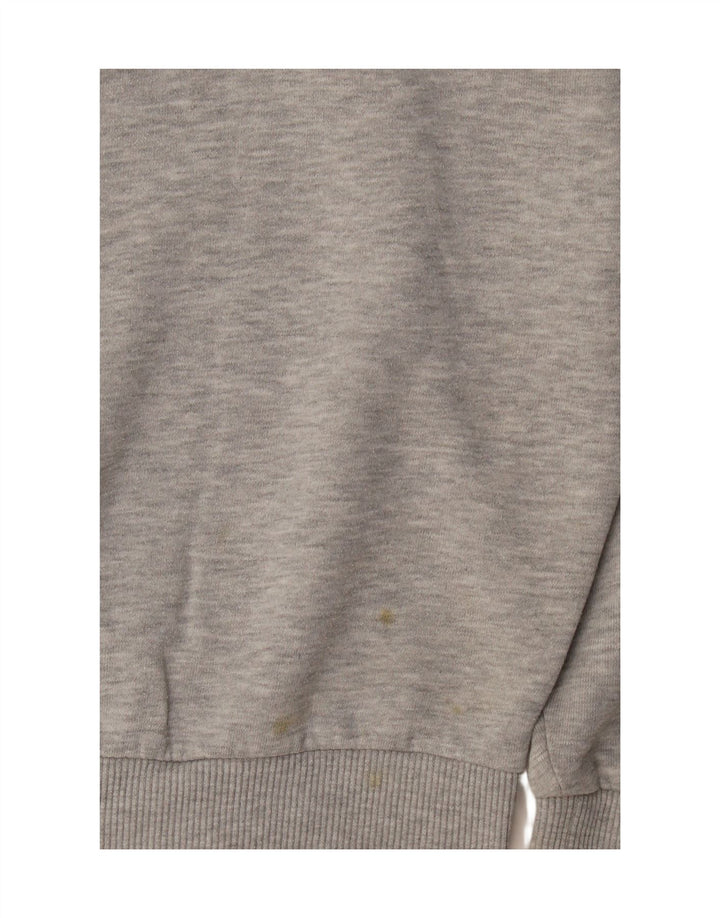 Topshop Damen-Sweatshirt in Übergröße, Gr. 10, Größe S, Grau, Polyester