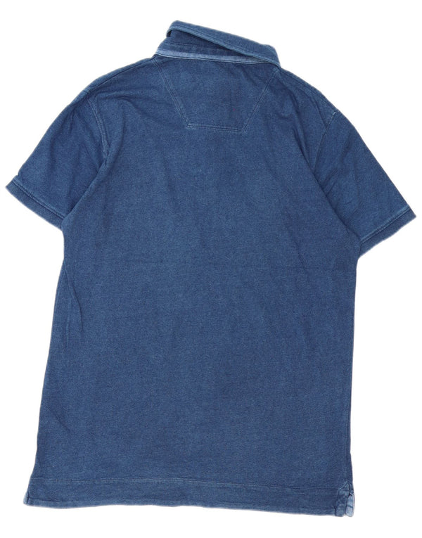 Timberland Herren-Poloshirt, große marineblaue Baumwolle
