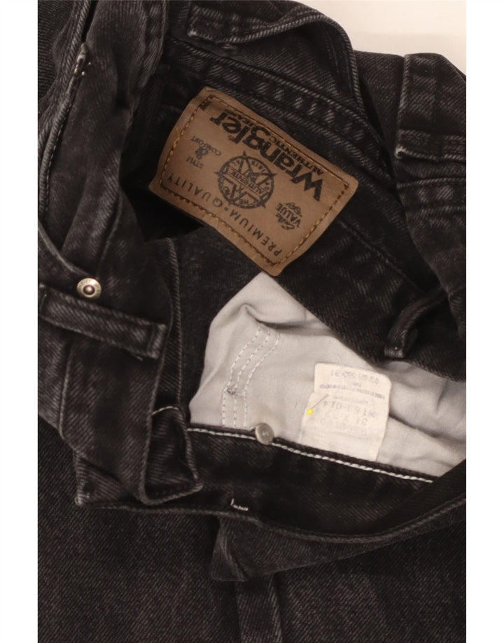 Wrangler Herren Straight Jeans W31 L32 Schwarz