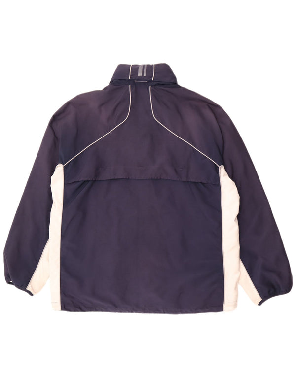 Nike Herren-Regenjacke mit Kapuze, UK 45/47 XL, Marineblau, Farbblock