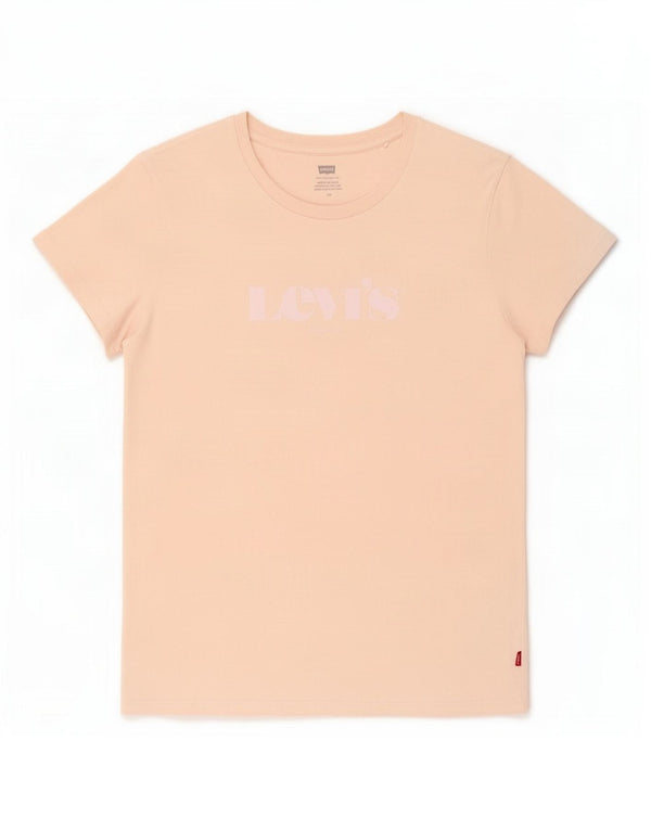 Levi's Damen-T-Shirt mit Grafik, UK 14, Größe L, Rosa, Baumwolle