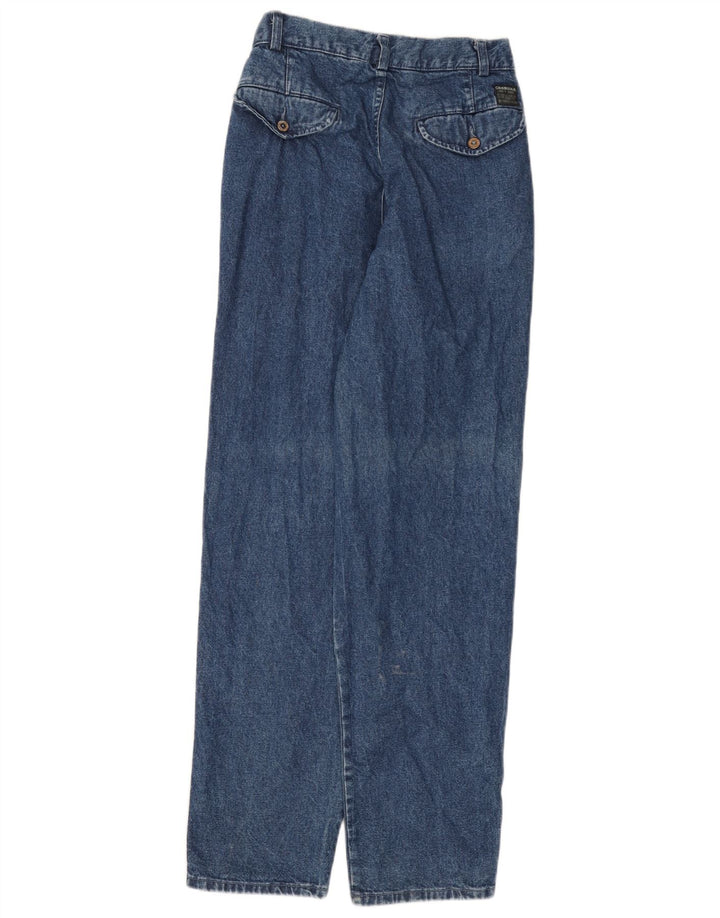 Carrera Damen-Jeans mit hoher Taille, IT 44, mittelgroß, W28, L31, blaue Baumwolle